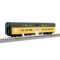 Kato 106-0046 - N Scale - Chicago & North Western 400 Starter Set - Standard DC -- E8A #5022A, 5 Bi-Level Cars; Unitrack Oval, Power Pack