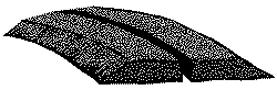 Midwest Products 3019 - N Scale -Cork Roadbed - 36 x 1-1/8 x 1/8" 91.4 x 2.9 x .3cm -- Single Section