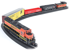 Bachmann 706 - HO Scale Rail Chief Train Set -- Burlington Northern & Santa Fe