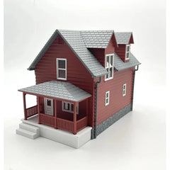 RIH - HO Scale Farmhouse Red - Assembled