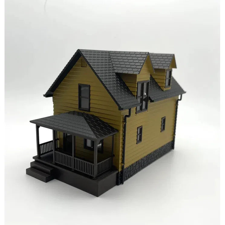 RIH - HO Scale Farmhouse Yellow - Assembled