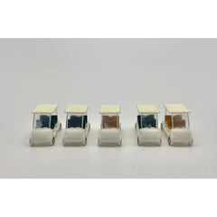 RIH033110 - N Scale Golf Carts 5 Pcs.