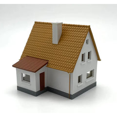 RIH - N Scale Bungalow White with Beige Roof